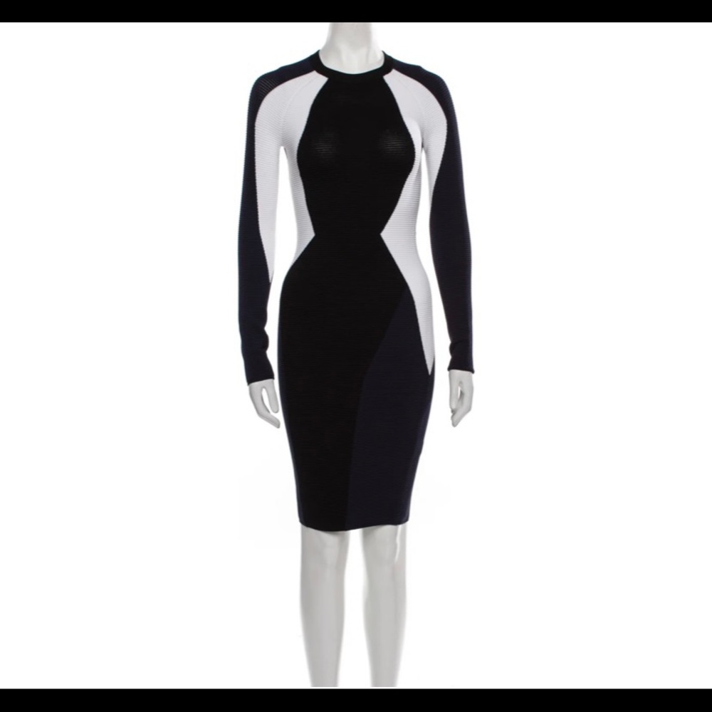 KENDALL + KYLIE Colour-block Pattern Mini Dress